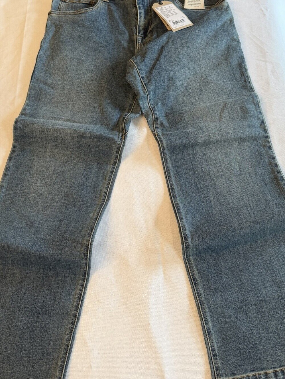 prAna Axiom Jeans Mens 31x30 Straight Leg Stretch Antique Stone Wash NWT $110
